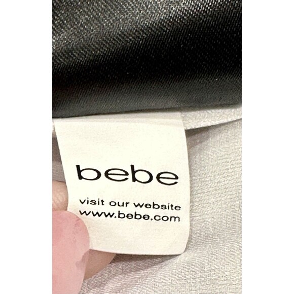 Bebe Women Pía Printed Silk Lined Dainty Laced Mini Dress Goth Whimsigoth Fairy - Picture 13 of 15